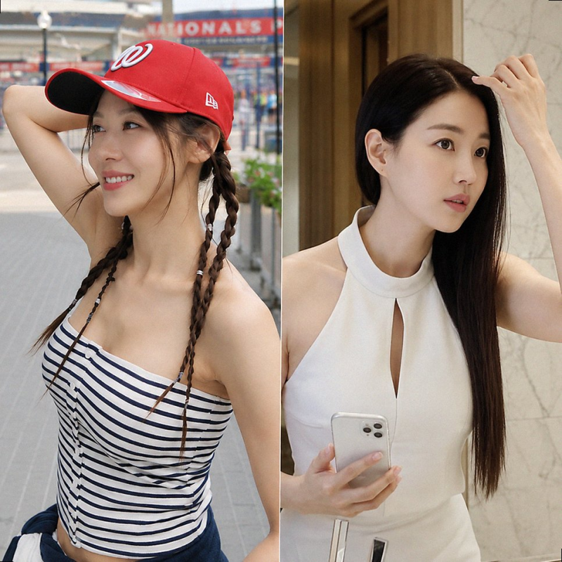 뉴욕을 홀린 16살 차이의 우아함 박규영과 미야오 엘라의 역대급 미모 대결