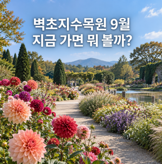 파주 벽초지수목원 지금 가면 뭐 볼까? 9월 가을꽃 보기 좋은 시기
