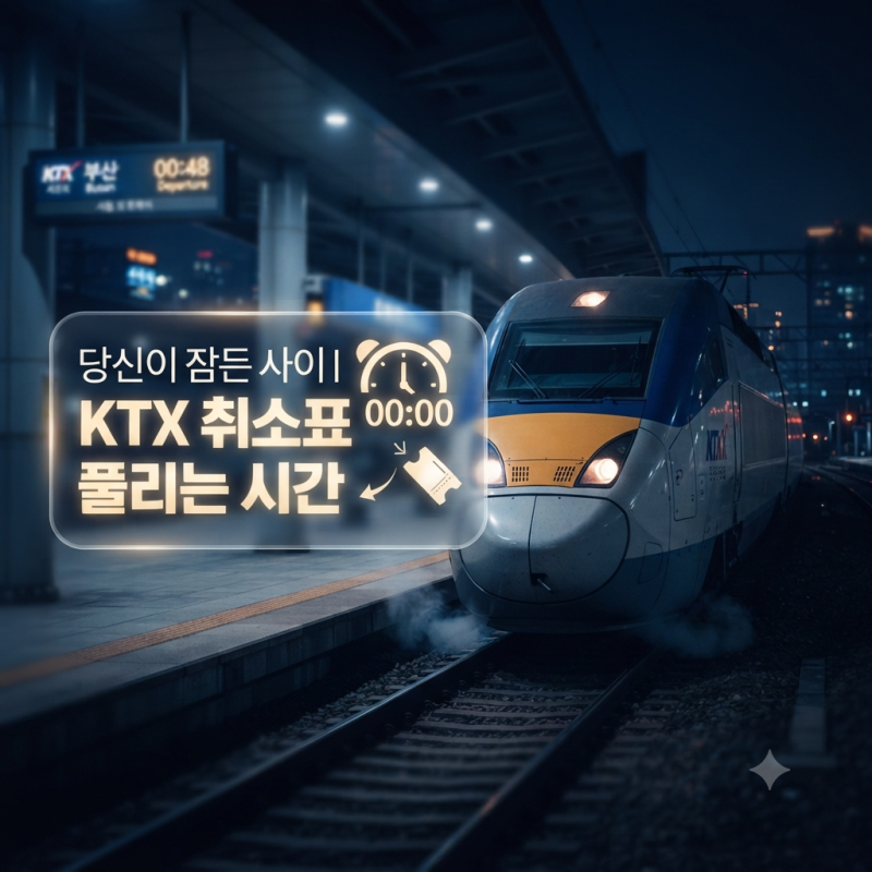 당신이 잠든 사이ㅣKTX 취소표 풀리는 시간