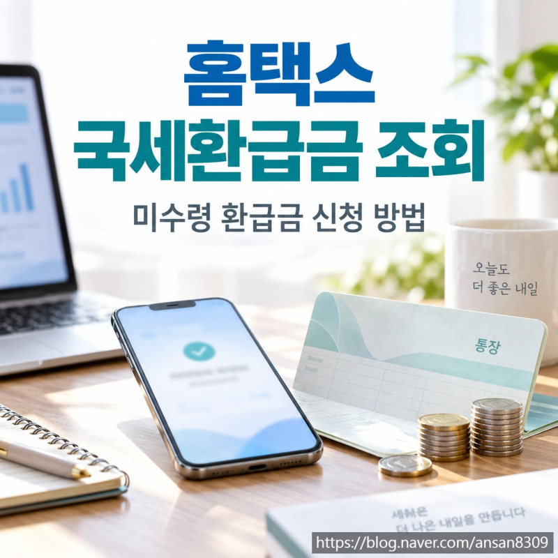 홈택스 국세환급금 조회, 미수령 환급금 신청하는 법