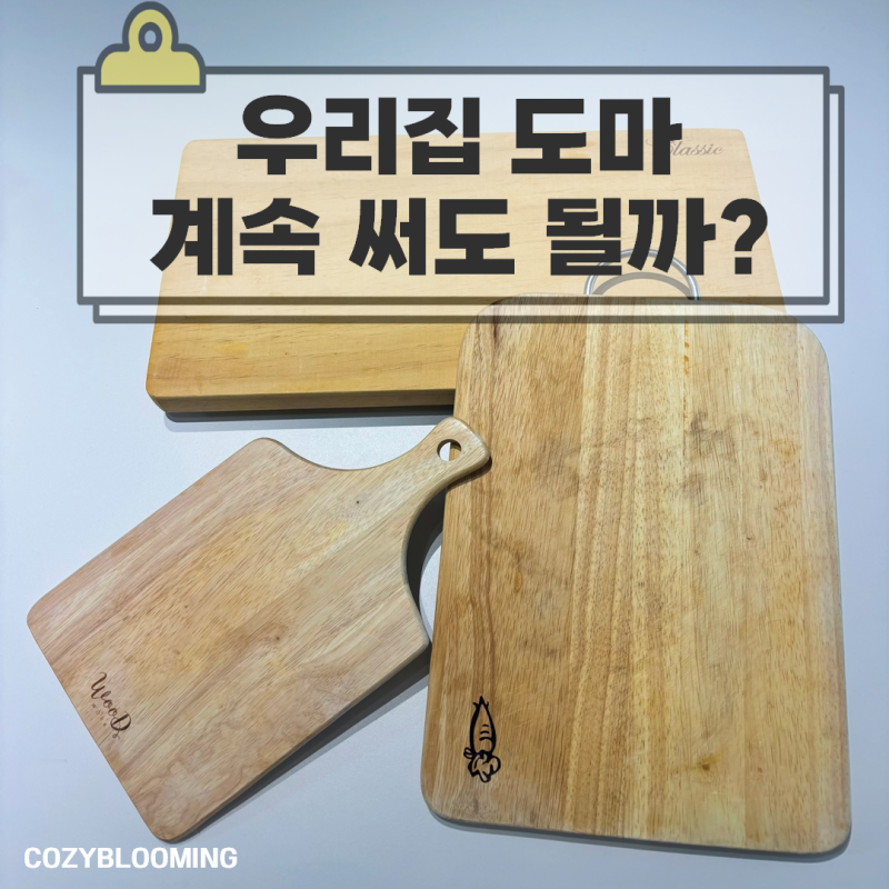 나무도마 버리는법, 언제까지 쓰고 어떻게 버려야할까?