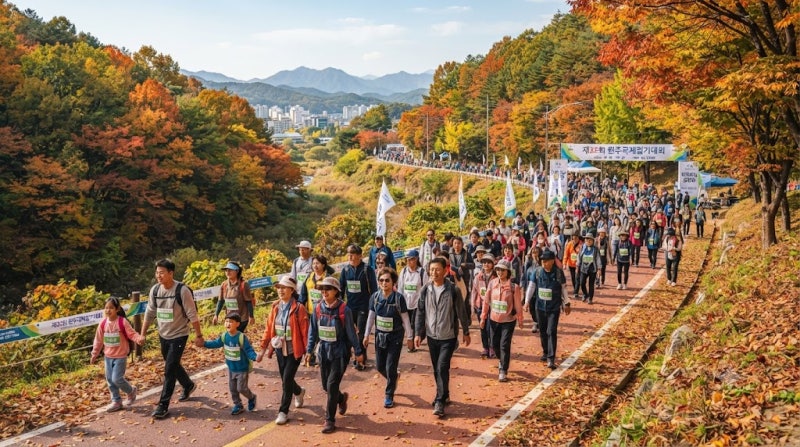 2026 원주국제걷기대회 일정 및 참가비 코스 안내