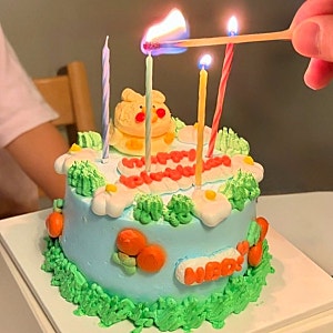 일산케이크 해피베어데이 롯데백화점 일산점 일산레터링케이크 생일케이크 후기