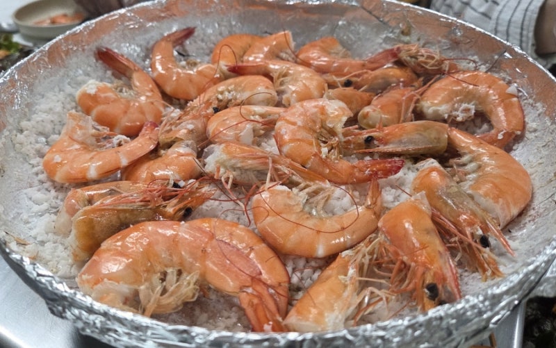 남당리 대하축제 소라회수산 A코스