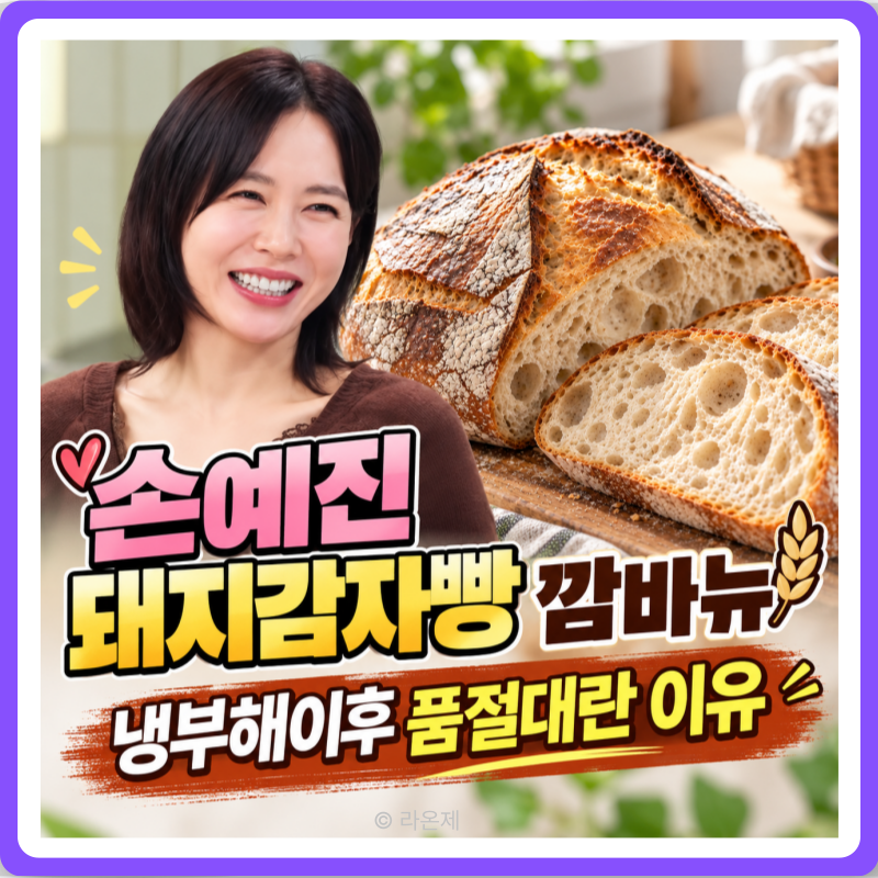 손예진 돼지감자빵 깜빠뉴, 냉부해 방송 직후 품절 대란까지 벌어진 이유