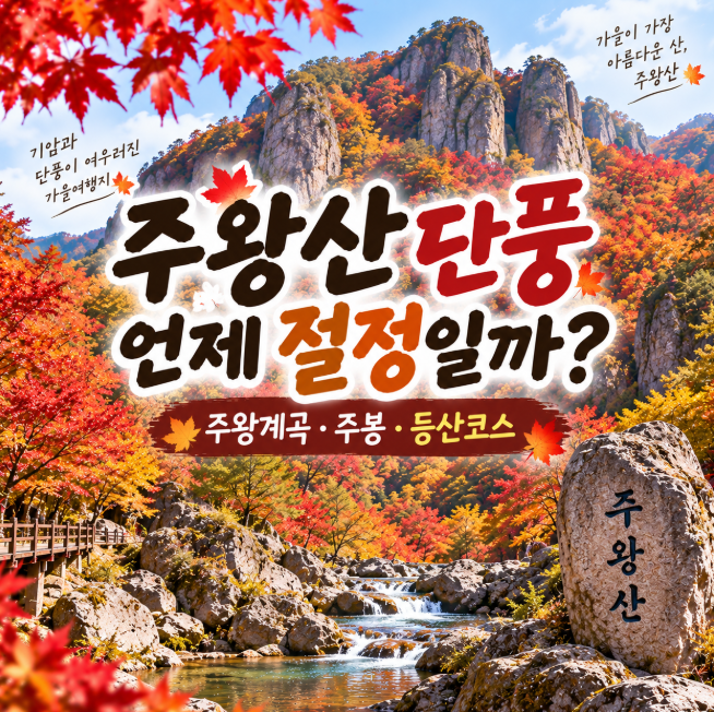 주왕산 단풍 언제 절정일까? 주왕계곡·주봉 등산코스 총정리