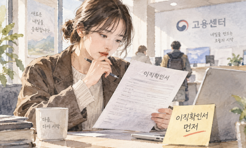 실업급여 신청, 이직확인서부터 확인하셨나요?