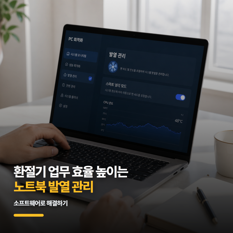 환절기 업무 효율 높이는 노트북 발열 관리, 소프트웨어로 해결하기