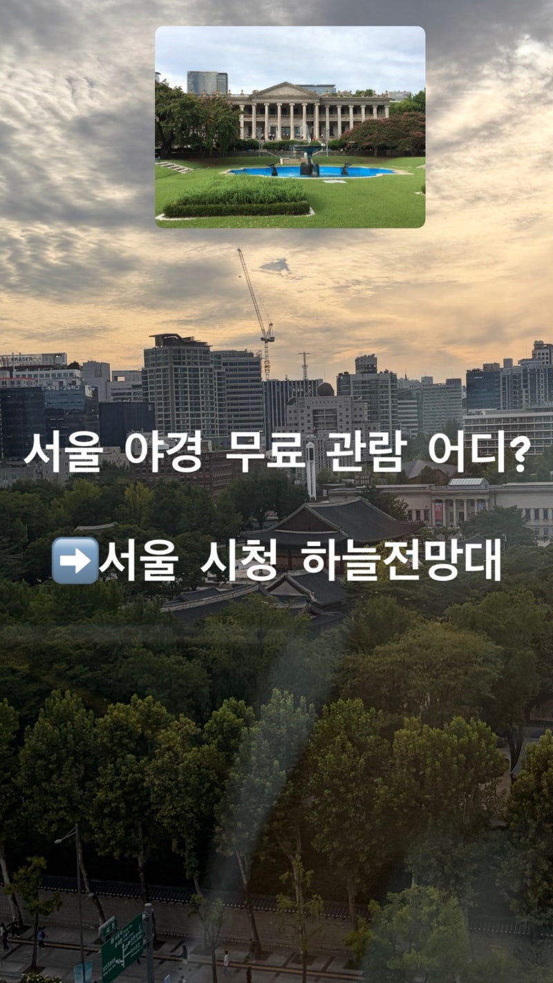 서울시청 전망대 하늘전망대｜무료로 즐기는 서울 도심 뷰