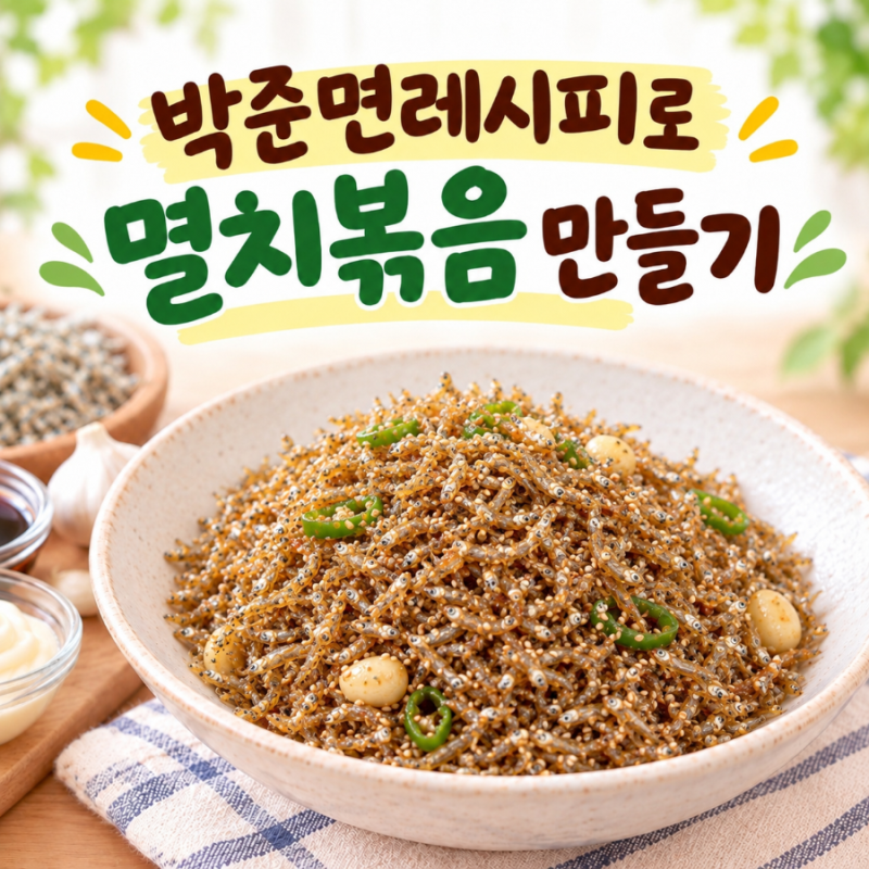 박준면 멸치볶음 레시피 ｜간단하고 맛있는 멸치볶음 만들기