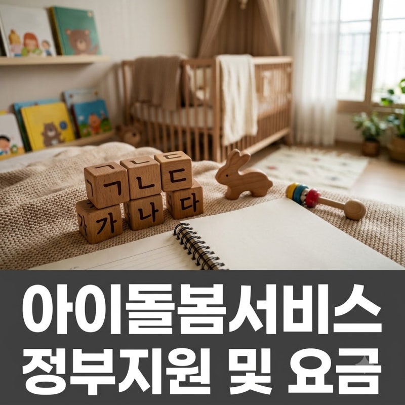 아이돌봄서비스 신청방법과 2026년 정부지원 요금 자격 총정리