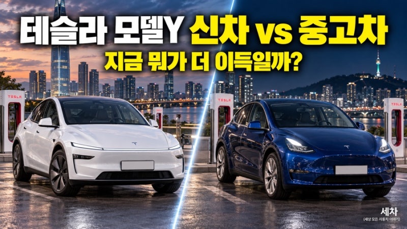 테슬라 모델y 중고차 괜찮을까?