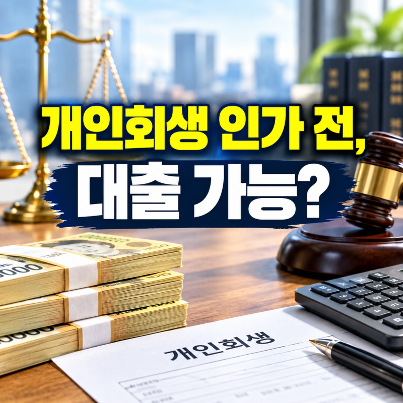 개인회생 인가 전 대출 가능할까? 개시결정 전 급전 필요 시, 조건과 주의사항 정리