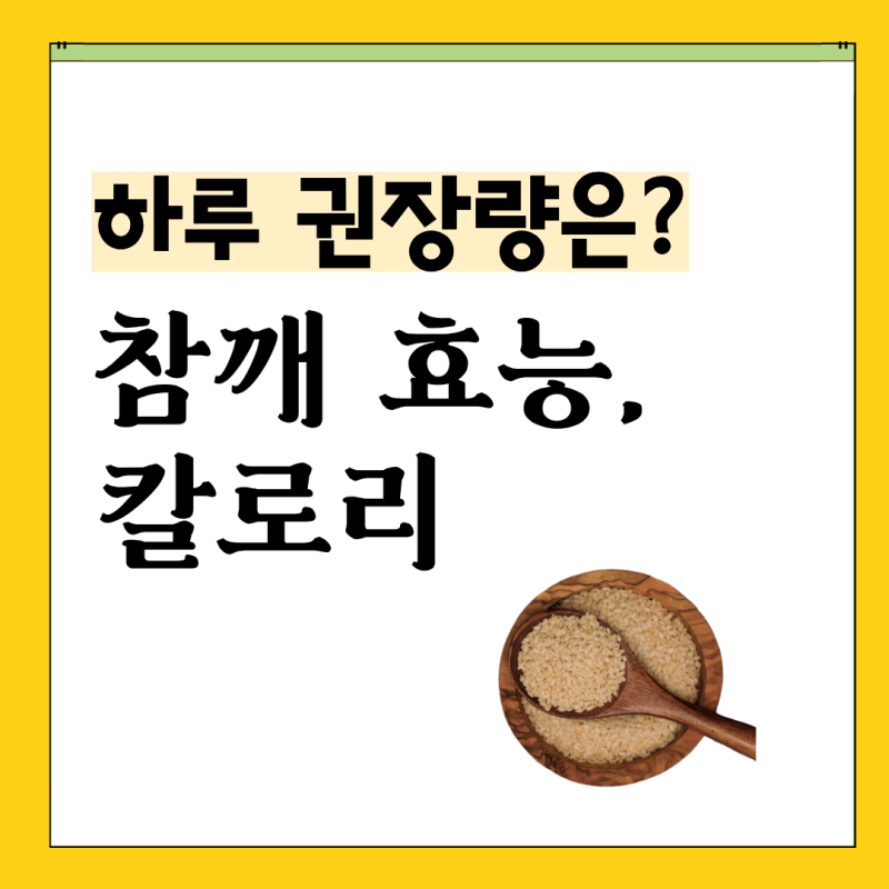 참깨 하루 권장량은 얼마일까? 참깨 효능 부작용 보관방법