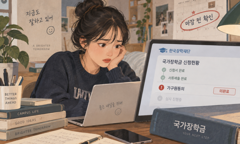 국가장학금 가구원동의, 나만 빠진 거 아니야?