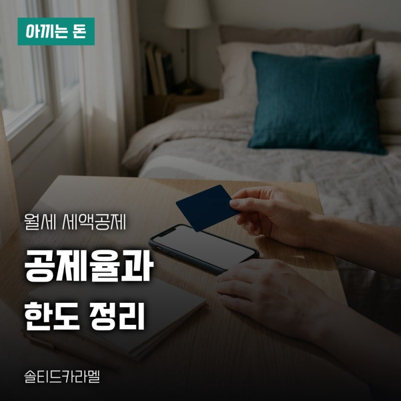 월세 세액공제 환급, 공제율과 한도 얼마까지 받나