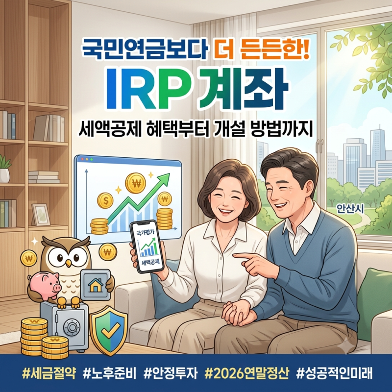 IRP계좌 개설 방법, 노후 준비와 절세를 한 번에?