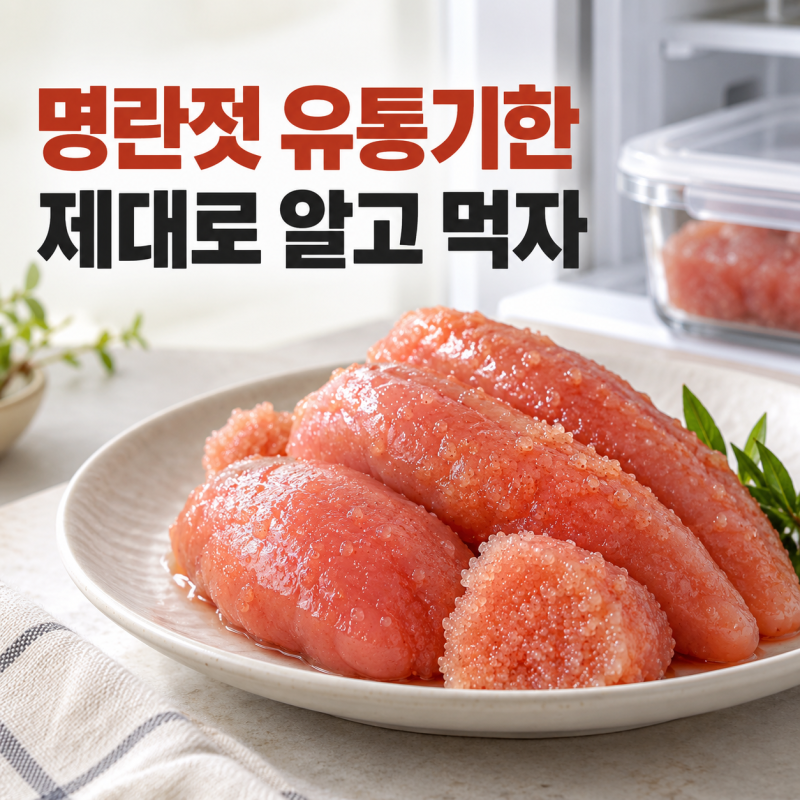 명란젓 유통기한은? 냉장·냉동 보관기간과 보관법 차이!