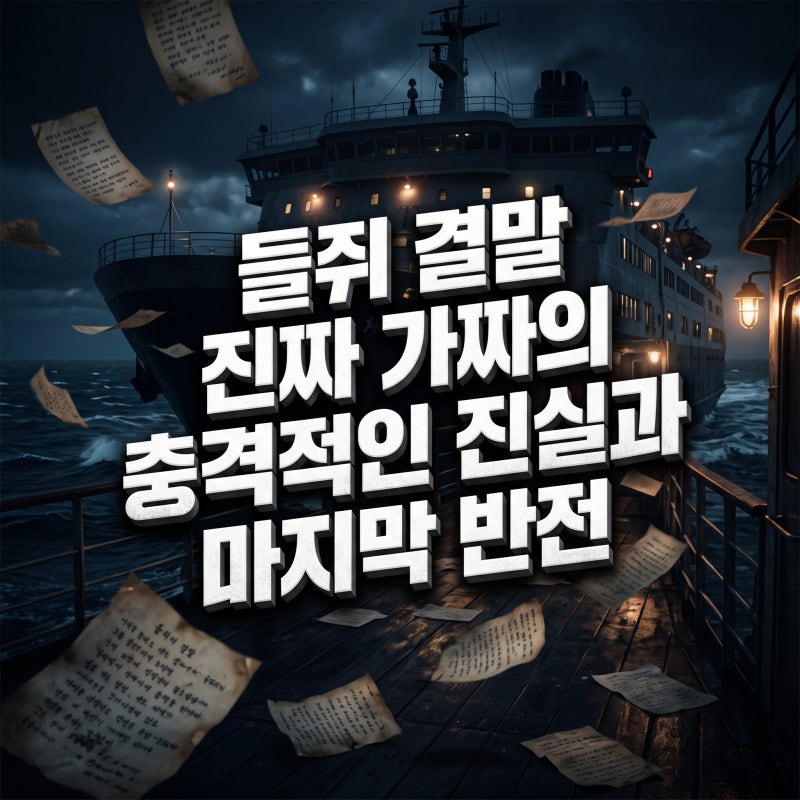 들쥐 결말 진짜 가짜 뒤바뀐 정체와 마지막 장면의 서늘한 의미