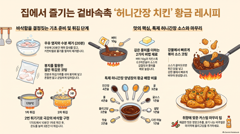 교촌허니콤보 레시피