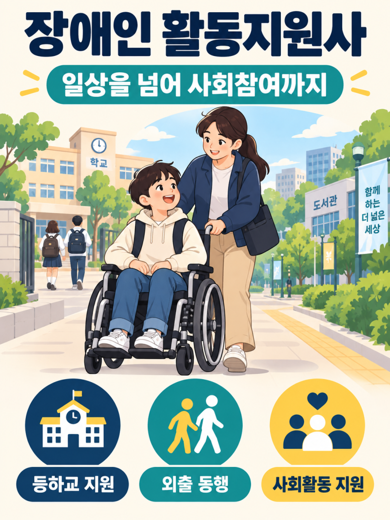 장애인 활동지원사 되는 법
