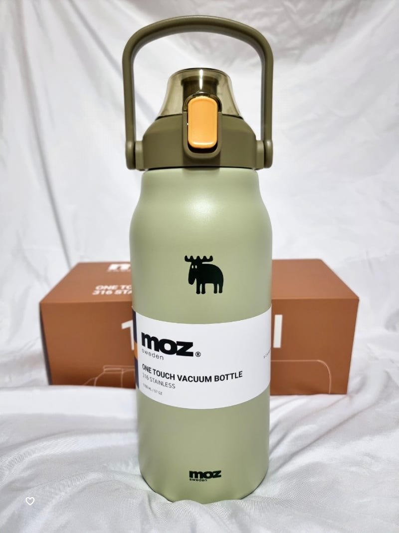 [텀블러] 내돈내산 MOZ 스웨덴 텀블러 1700ml솔직 후기! 스탠리 퀜처 1.18L와 크기 및 장단점 비교....