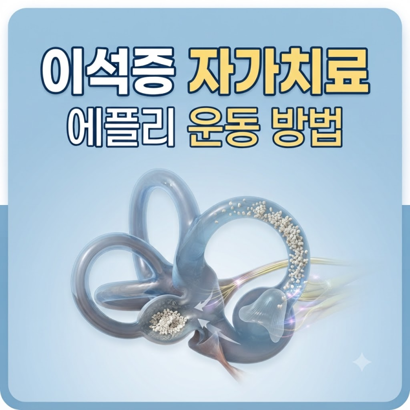 갑자기 찾아오는 회전성 어지러움, 이석증 에플리 운동 방법 3단계 총정리