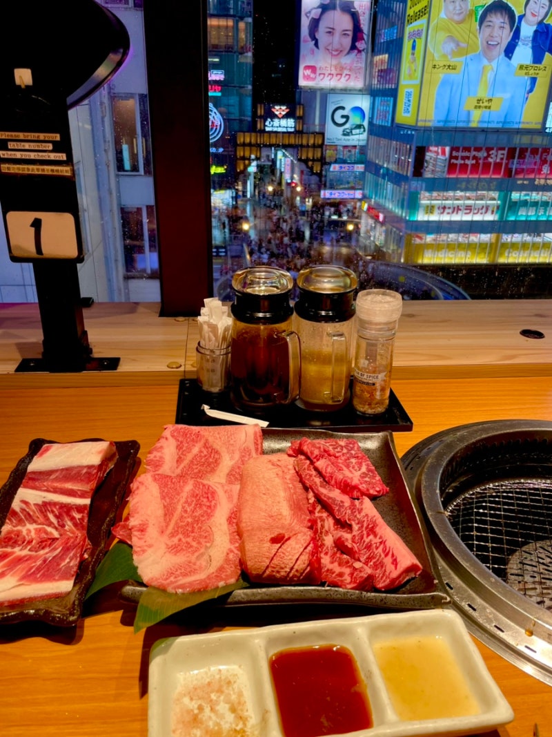 [오사카 맛집] 야키니쿠 리키마루 도톤보리점(와규 무한리필)