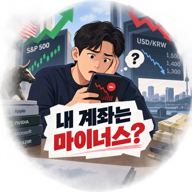미국 주식 올랐는데 내 계좌는 마이너스? 원달러 환율 하락이 무서운 이유