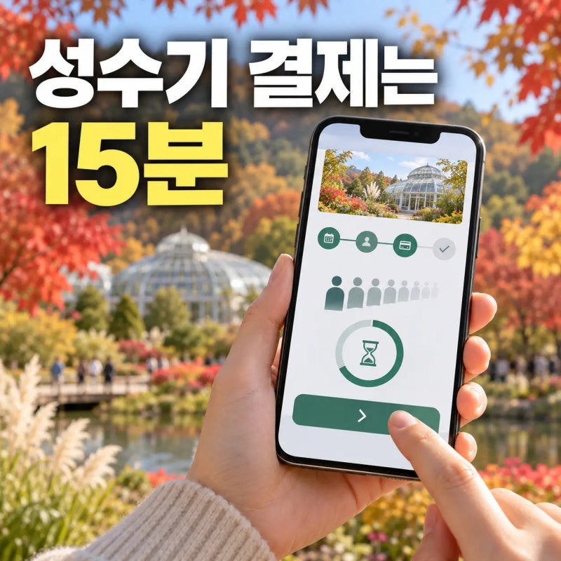화담숲 예약 방법, NOL 대기부터 모바일 QR 입장까지 6단계