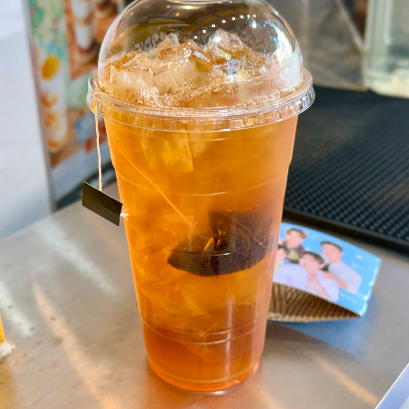 메가커피 저당 골든애플 블랙티 가을맛 신메뉴