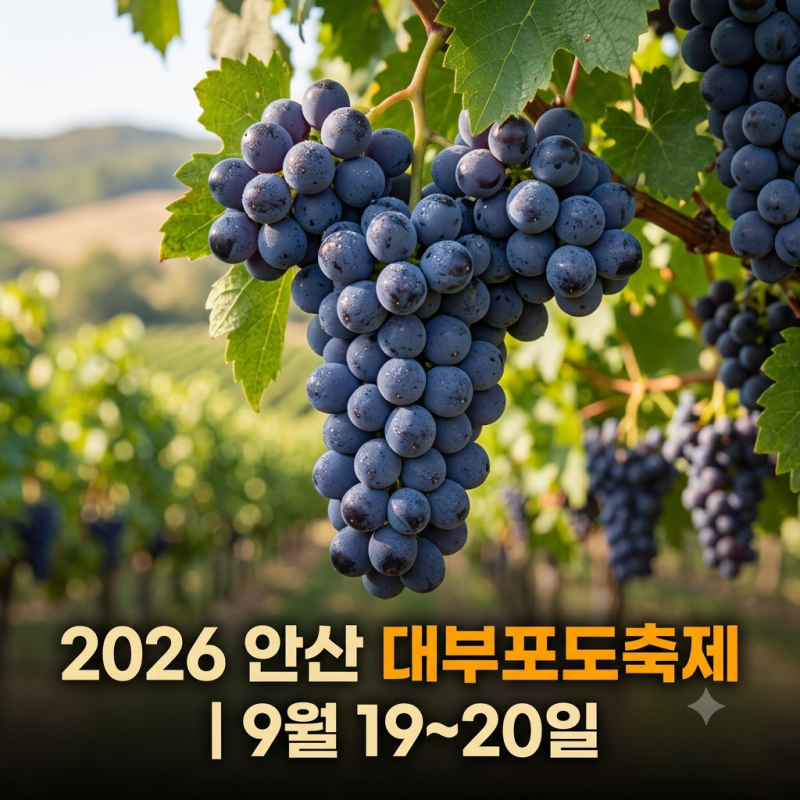 2026 안산 대부포도축제ㅣ9월 19~20일
