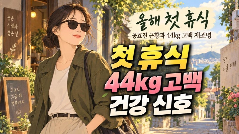 공효진 올해 첫 휴식 근황, 44kg 스트레스 고백이 다시 주목받는 이유