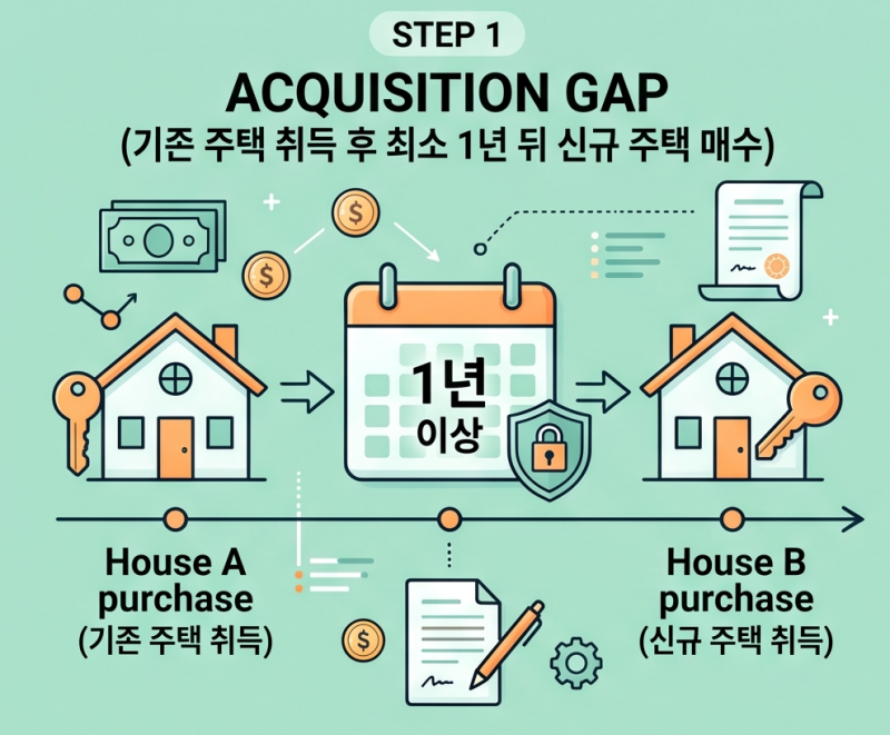 일시적 1가구 2주택 비과세 요건 총정리! 1-2-3 법칙과 처분 기한 (2026 최신) 갈아타기 필수 상....