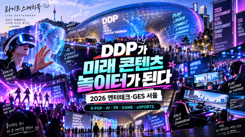 아이돌 데뷔도 하고 e스포츠도 본다｜2026 엔터테크·GES 서울, DDP 미래콘텐츠 체험 총정리