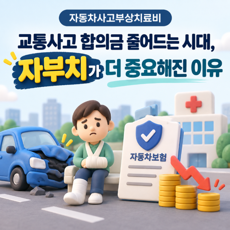 자동차사고부상치료비 자부상, 운전자보험에서 꼭 확인해야 하는 이유
