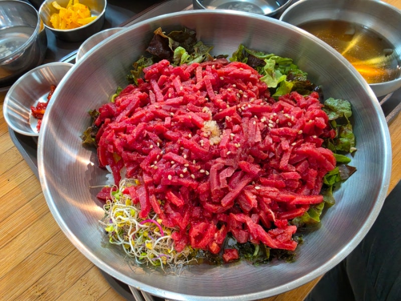 대구 서문시장 맛집 연하정, 서문시장 2지구에서 만난 푸짐한 육회비빔밥