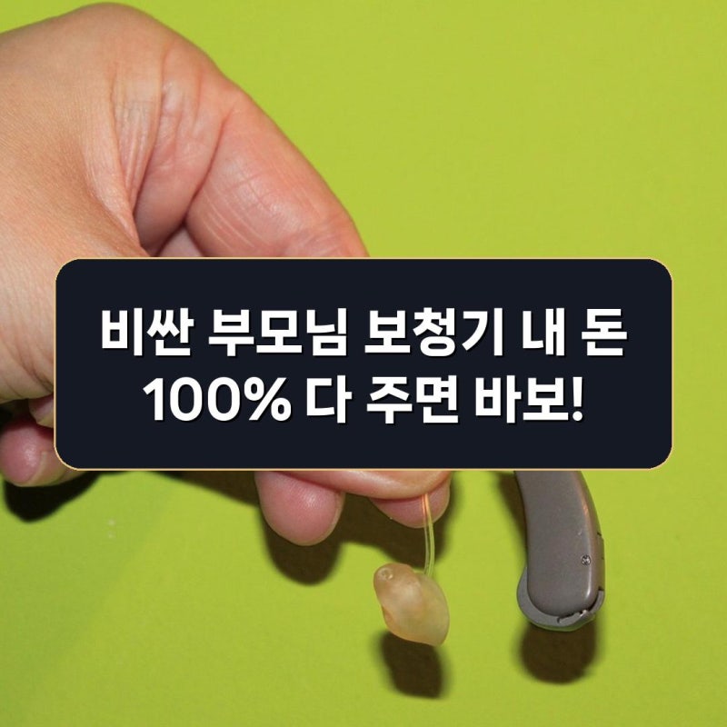 2026년 노인 보청기 국가보조금 (최대 131만 원) 신청 자격 및 방법