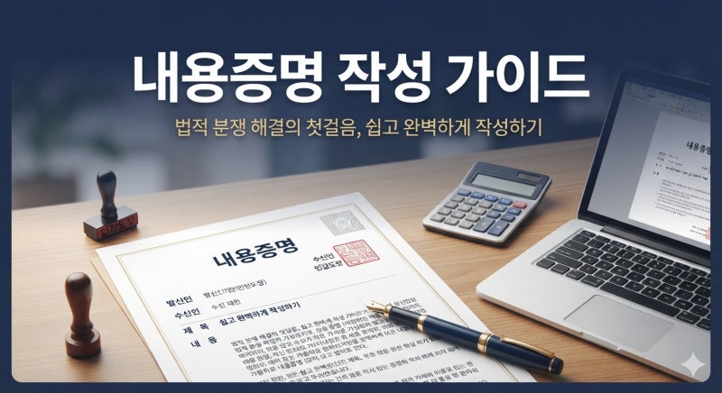내용증명 작성방법 가이드