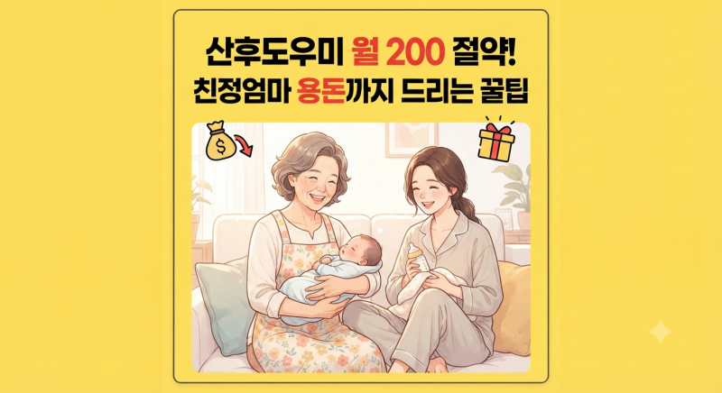 직계가족 산후도우미 등록방법, 친정엄마 조리하고 급여까지 받는 법 총정리!