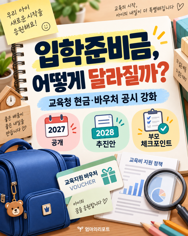 [에듀뉴스] 입학준비금 끊기나요? 교육청 현금지원 '순위 공개' 중학생 학부모가 확인할 5가....