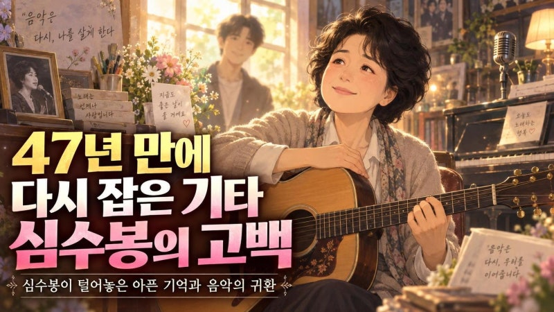 심수봉, 10·26 사태 후 47년 만에 기타를 다시 잡은 이유