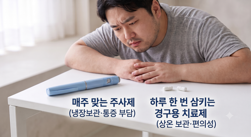 "매주 찌르던 주사 끝?" 먹는 위고비 vs 파운다요, 효능·가격·출시일과 부작용 완벽 비교