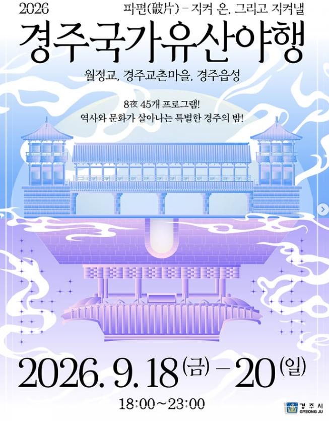 2026 경주국가유산야행 일정 및 월정교 야경·드론쇼 프로그램 총정리
