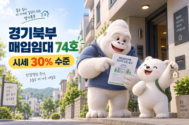 2026 경기북부 매입임대주택 74호 모집｜시세 30% 수준, 청년 아니어도 신청할까?