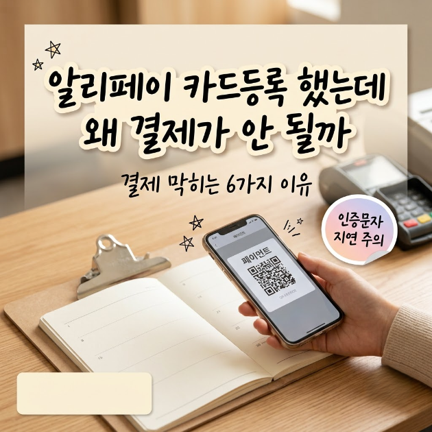 알리페이 카드등록, 이 부분 놓치면 결제 순간 막힙니다