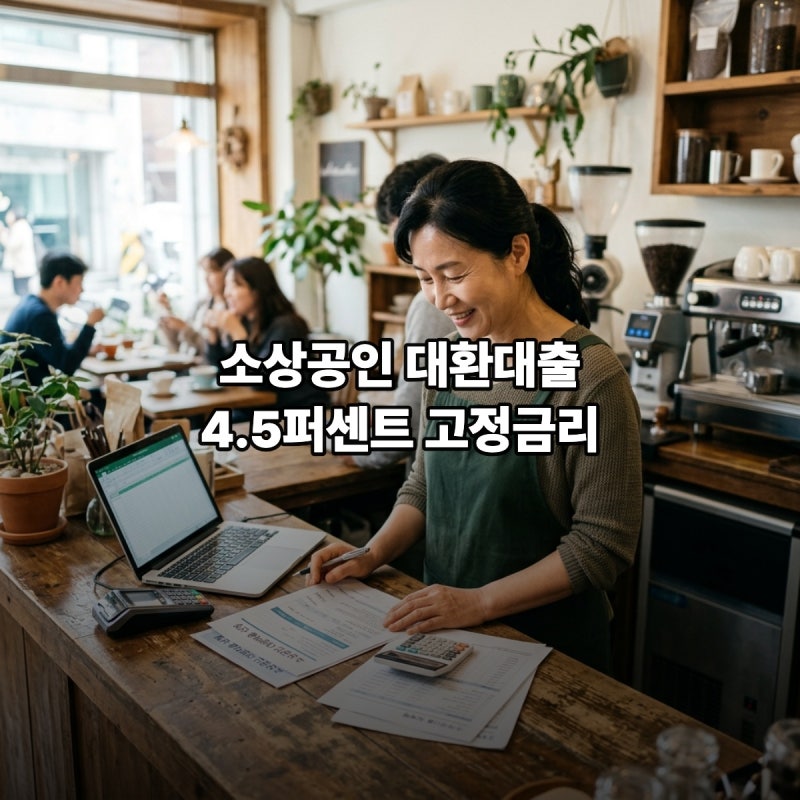 고금리 대출 소상공인 확인하세요 대환대출 연 4.5%·최대 5천만원 신협 11월 부터