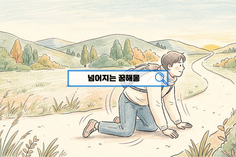 [무료꿈해몽] 넘어지는 꿈해몽, 넘어져 다치는 꿈·바로 일어나는 꿈 상황별 40가지 총정리 (....
