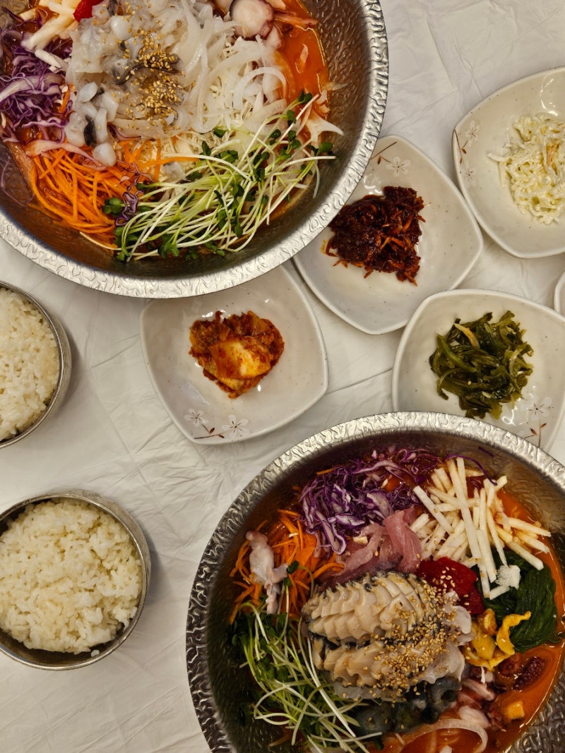 양양 낙산사맛집 낙산해신물회 모듬물회 오징어물회 존맛