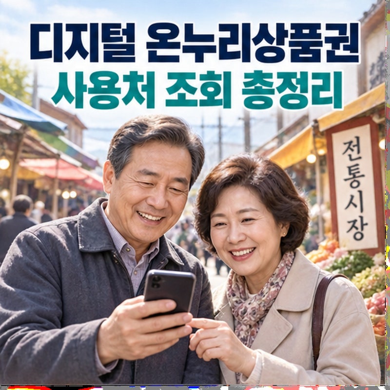 디지털 온누리상품권 사용처 조회｜가맹점 찾기·결제 방법 총정리